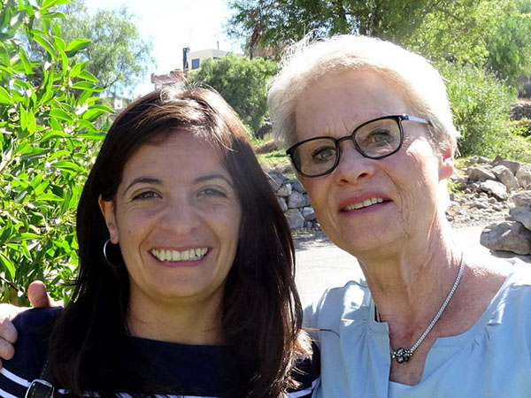 Marianne Schepers en Flor Esteban Ninantay